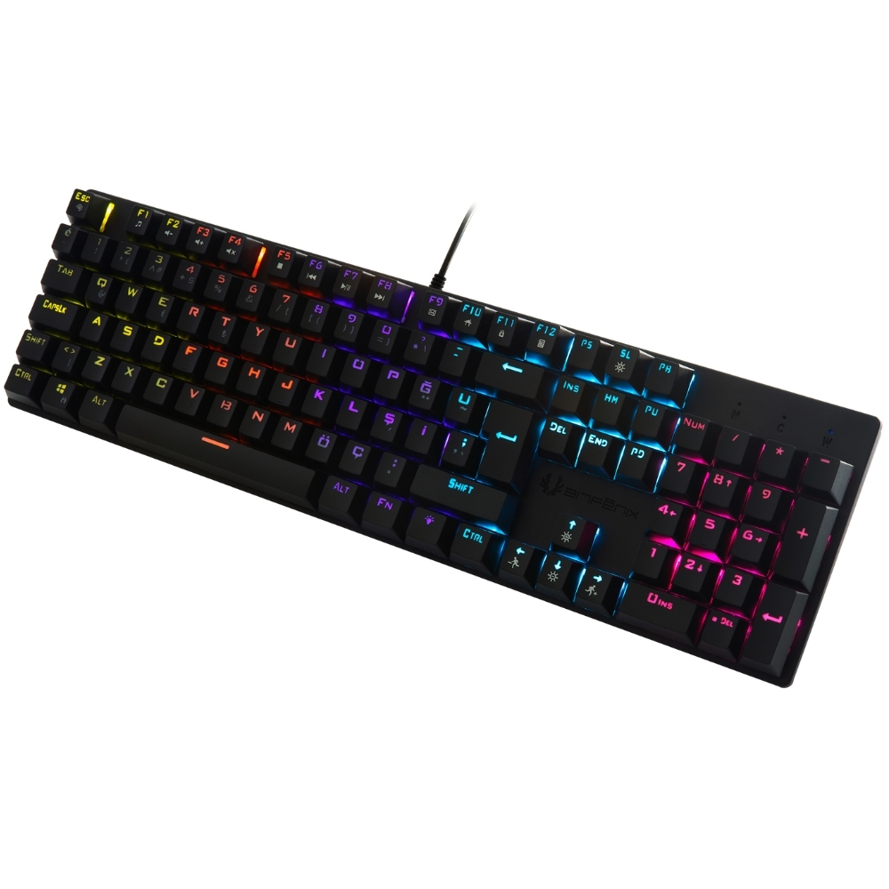Bitfenix Erato BFK-ERO-RS-AKK-RP Red Switch Mekanik Gaming (Oyuncu) Klavye