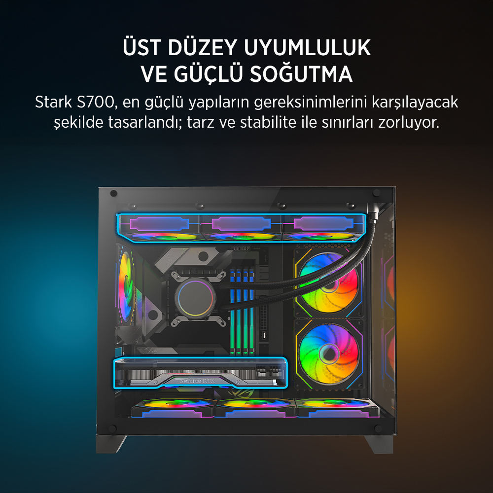 Strain Gold | AMD Ryzen 5 7500F | 16 GB DDR5 | Gainward RTX 5060 TI 8 GB | 1 TB SSD Tavsiye Sistem