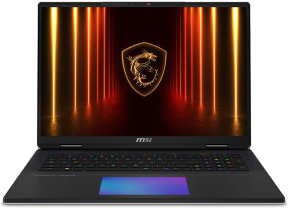 MSI NB TITAN 18 HX AI A2XWJG-620TR ULTRA 9 285HX 64GB DDR5 RTX5090 GDDR7 24GB 6TB SSD 18.0 UHD+ MINILED 120Hz W11P