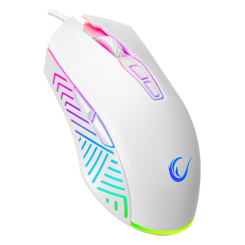 Rampage SMX-G68 SPEAR RGB Beyaz Gaming (Oyuncu) Mouse