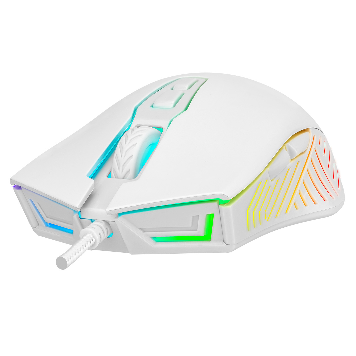 Rampage SMX-G68 SPEAR RGB Beyaz Gaming (Oyuncu) Mouse