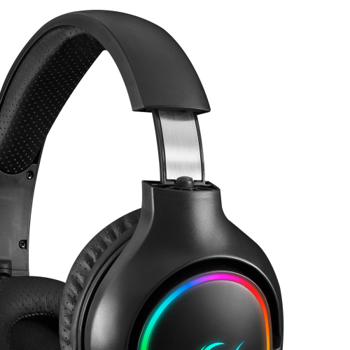 Rampage RX9 X-FORCE Siyah RGB Led 7.1 Gaming Mikrofonlu Gaming (Oyuncu) Kulaklık