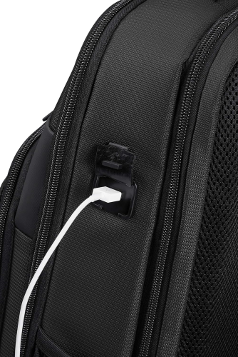 SAMSONITE KF9-09-003 14.1″ Mysight USB Girişli Notebook Sırt Çantası Siyah