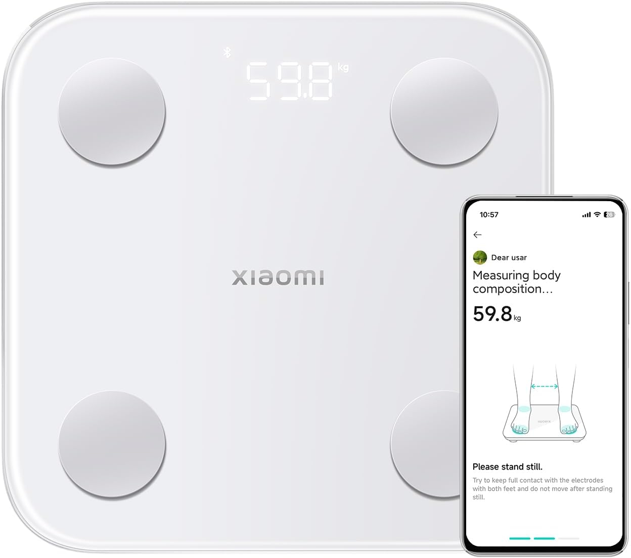 Xiaomi Body Composition Scale S400 Dijital Baskül