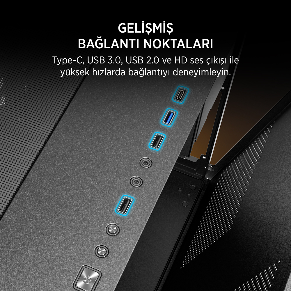PCH KING V1.2 | Intel i5-14400F | 2 x 16 GB DDR5 | Gainward RTX 5070 12 GB | 1 TB SSD Tavsiye Sistem