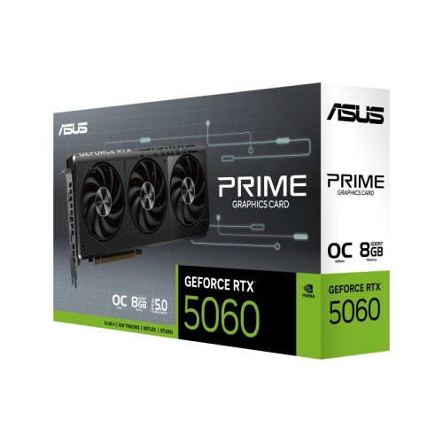 ASUS PRIME GeForce RTX 5060 8GB OC Edition PRIME-RTX5060-O8G-GAMING GDDR7 128Bit Gaming (Oyuncu) Ekran Kartı