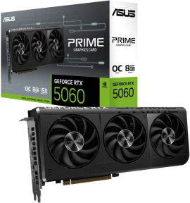 ASUS PRIME GeForce RTX 5060 8GB OC Edition PRIME-RTX5060-O8G-GAMING GDDR7 128Bit Gaming (Oyuncu) Ekran Kartı