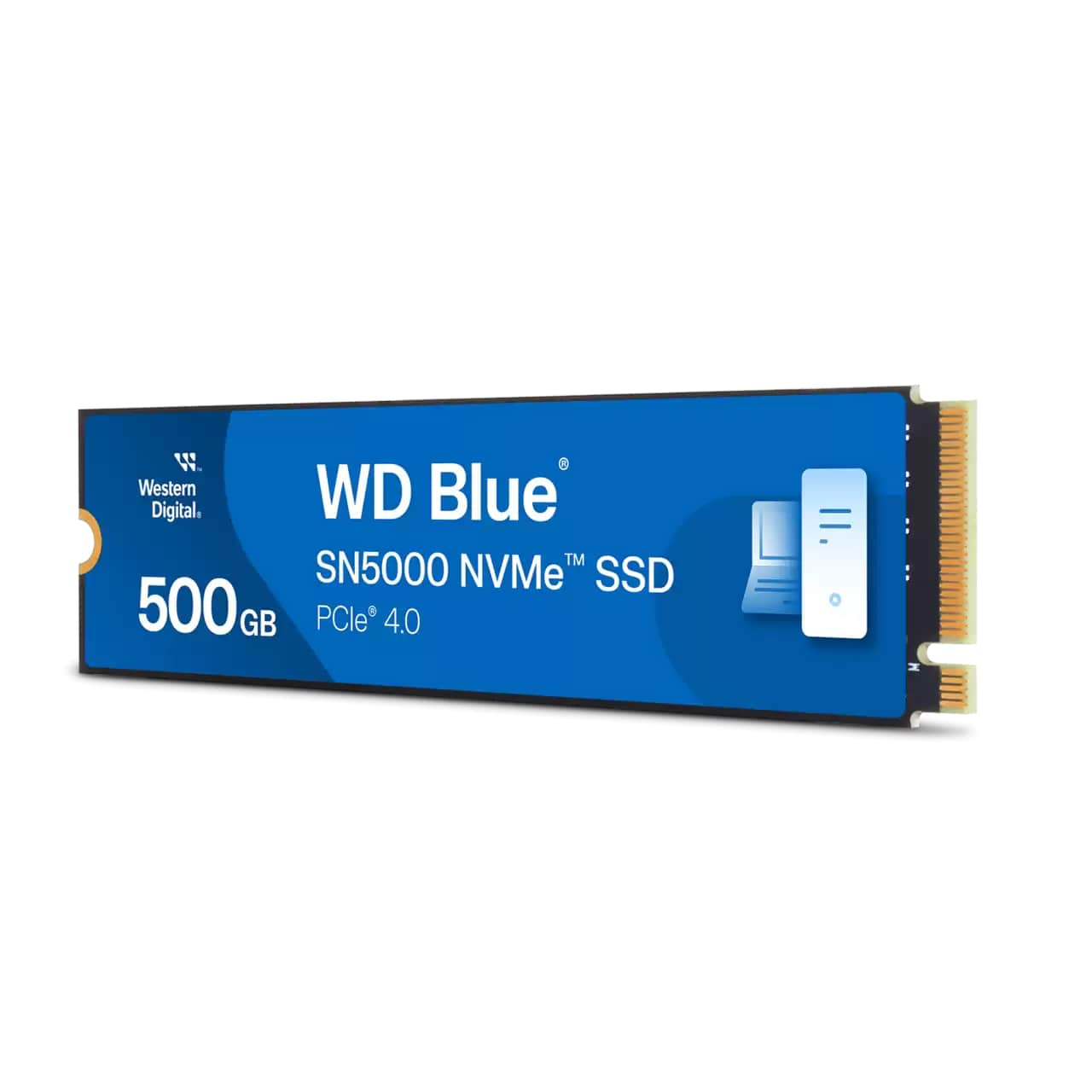 WD Blue SN5000 500GB 5000/4000MB/s M.2 NVMe Gen4 SSD Disk - WDS500G4B0E