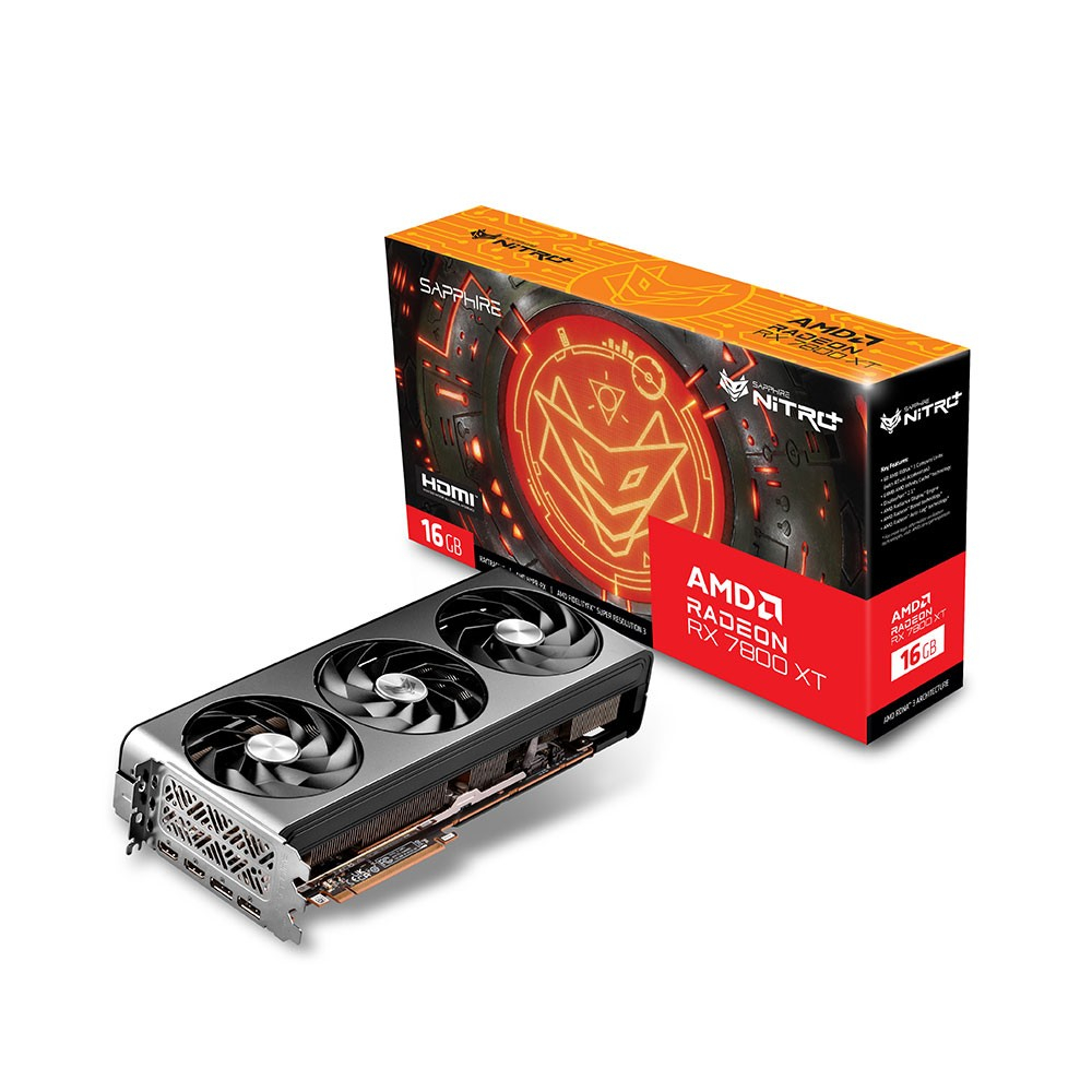 Sapphire Nitro+ AMD Radeon RX 7800 XT 11330-01-20G 16GB GDDR6 256Bit Gaming OC (Oyuncu) Ekran Kartı