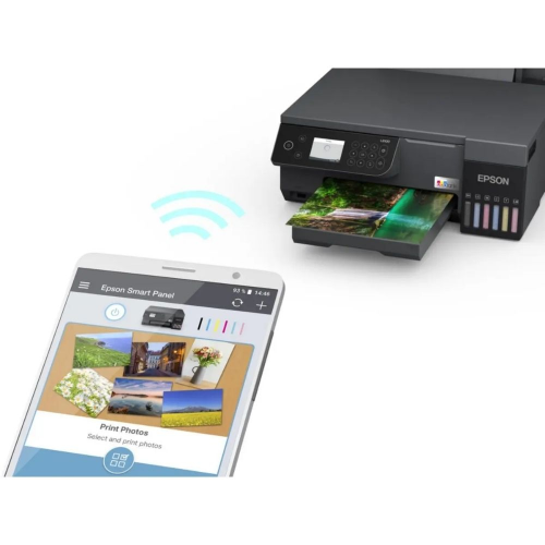 Epson EcoTank L8100 Wi-Fi + Tarayıcı + Fotokopi Renkli Çok Fonksiyonlu Tanklı Mürekkep Püskürtmeli Yazıcı