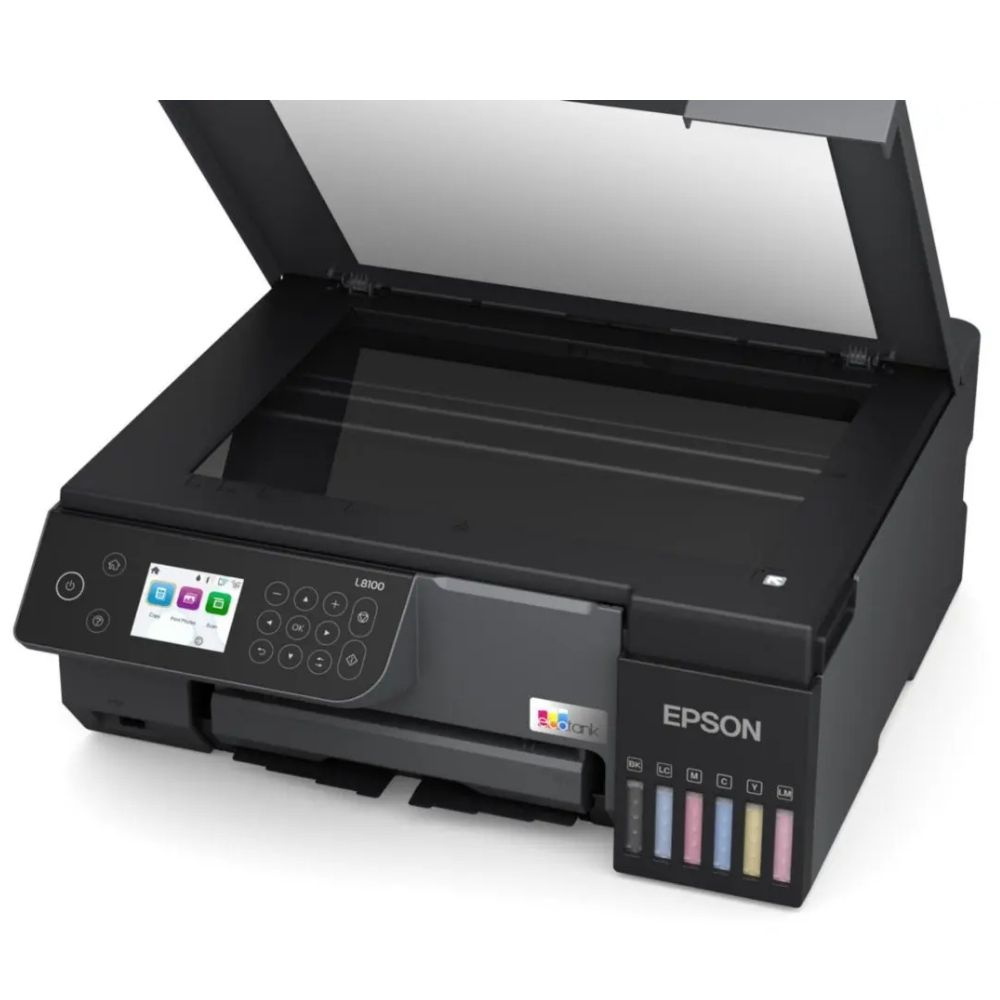 Epson EcoTank L8100 Wi-Fi + Tarayıcı + Fotokopi Renkli Çok Fonksiyonlu Tanklı Mürekkep Püskürtmeli Yazıcı
