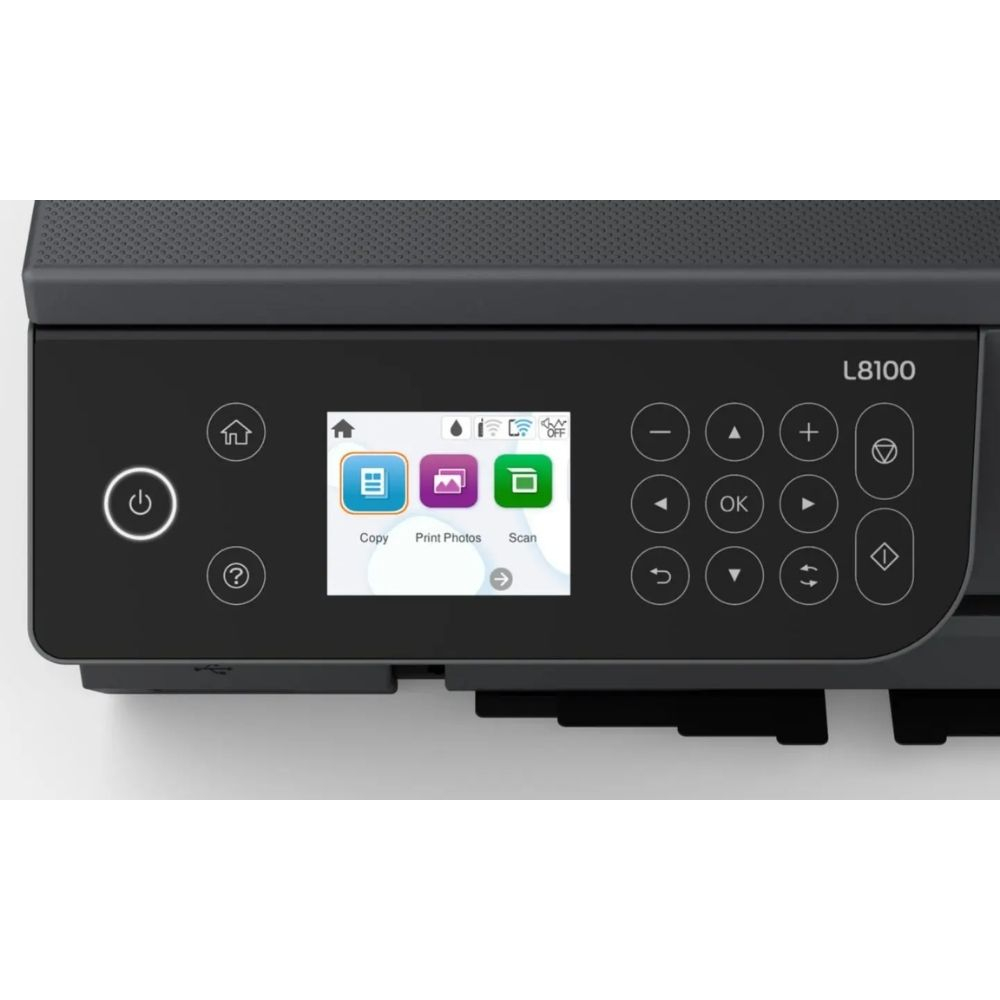 Epson EcoTank L8100 Wi-Fi + Tarayıcı + Fotokopi Renkli Çok Fonksiyonlu Tanklı Mürekkep Püskürtmeli Yazıcı