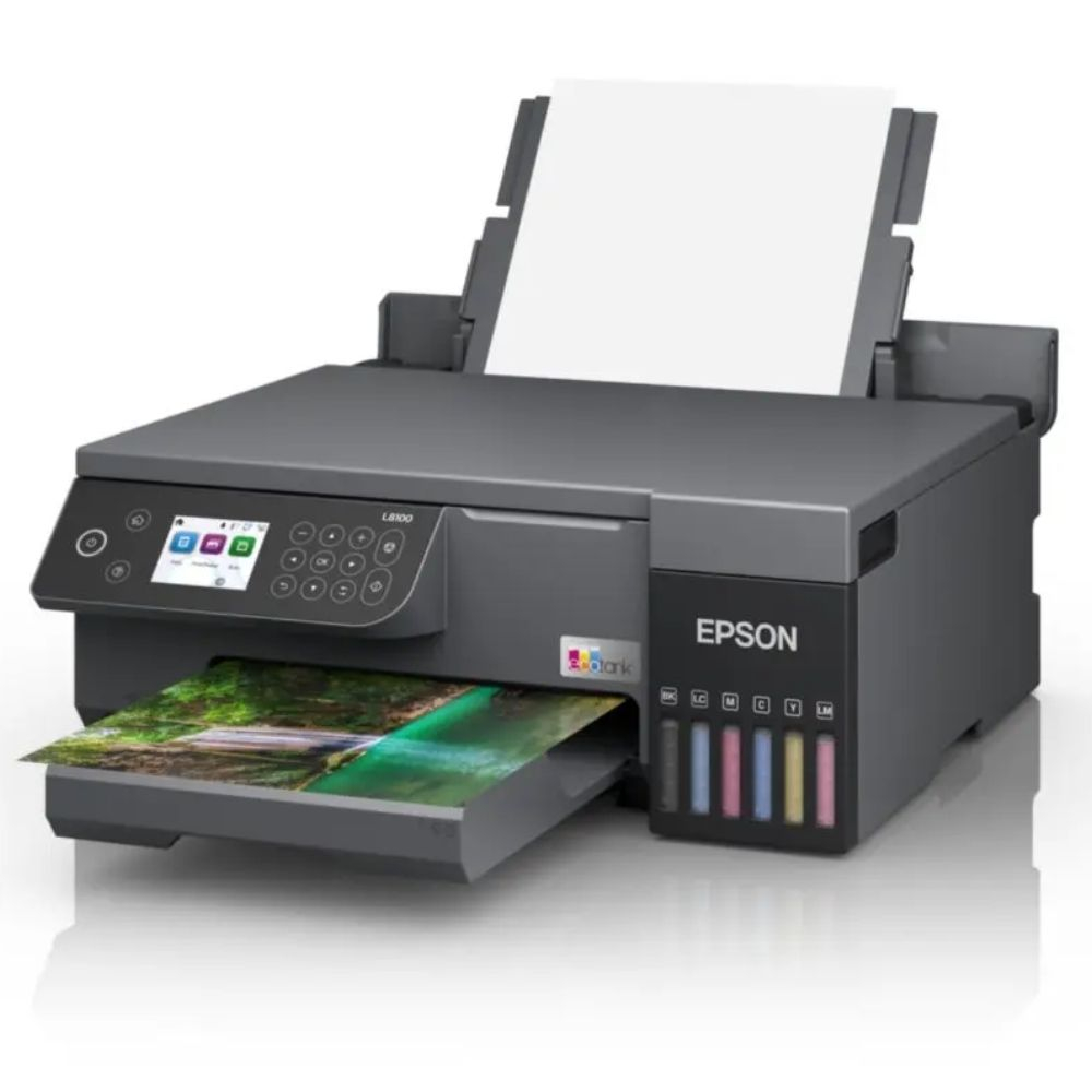 Epson EcoTank L8100 Wi-Fi + Tarayıcı + Fotokopi Renkli Çok Fonksiyonlu Tanklı Mürekkep Püskürtmeli Yazıcı