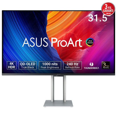 ASUS ProArt PA32UCDM  32″ 0.1ms 240Hz 4K UHD Monitör