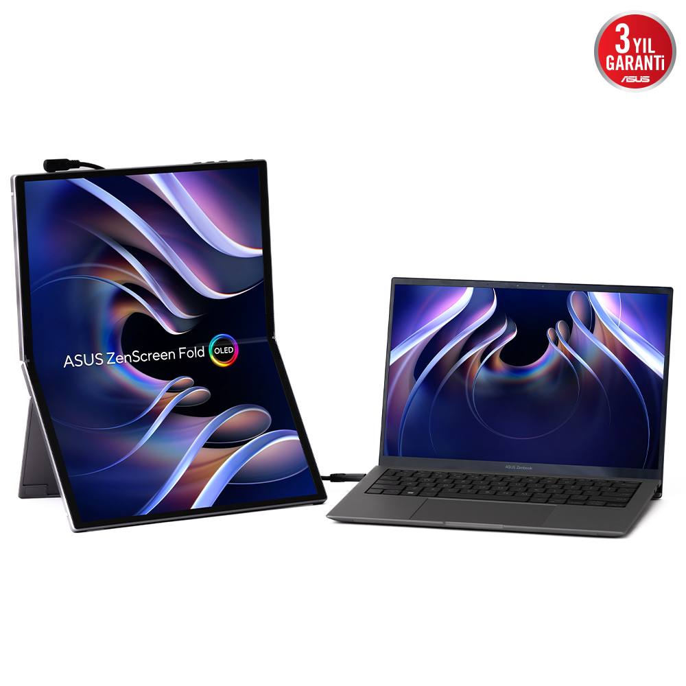 ASUS ZenScreen MQ17QH 17.3″ 0.2ms 60Hz 2.5K QHD Taşınabilir Monitör