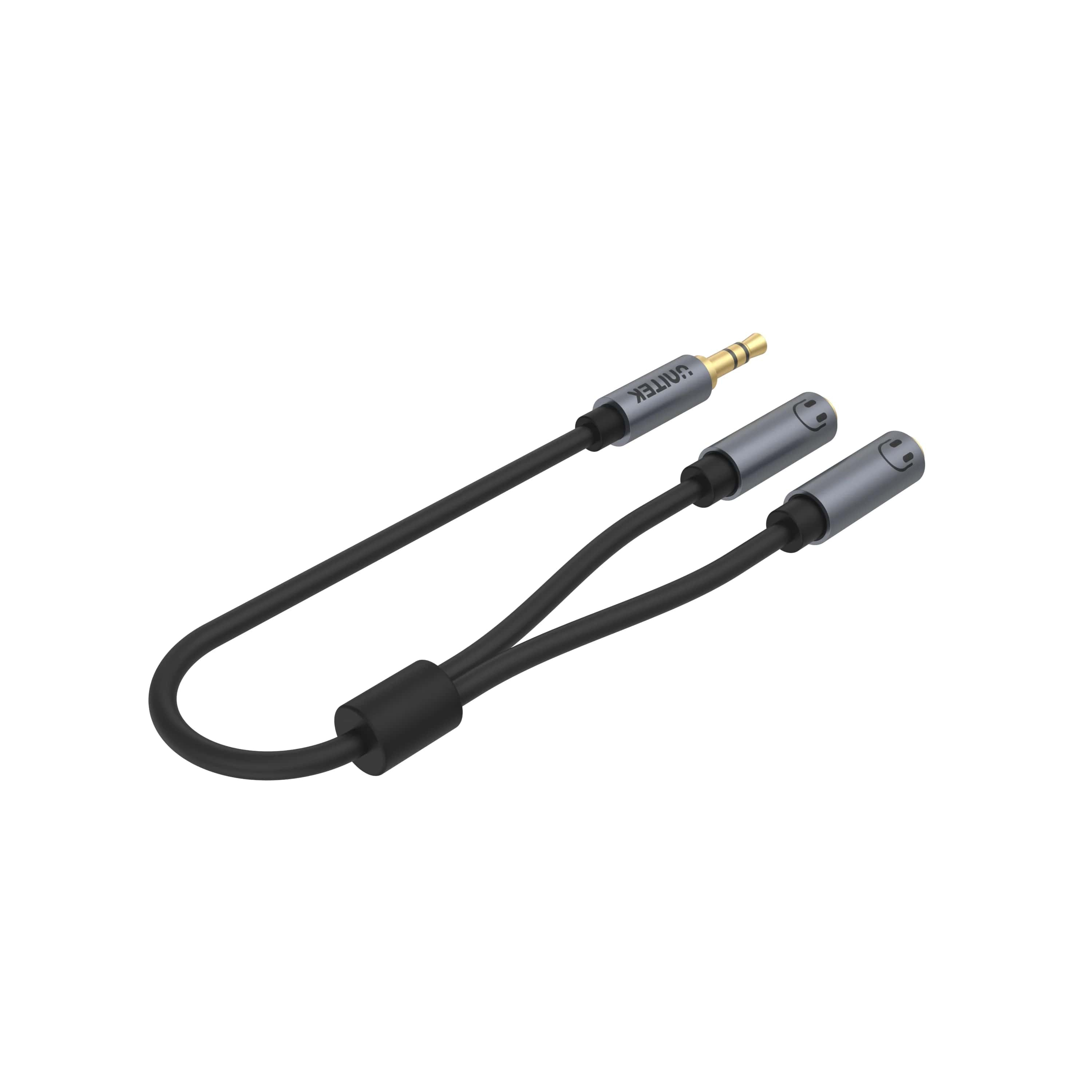 Unitek 3.5mm to Mic/Headset Ayırıcı Y Kablo (Y-C956ABK)