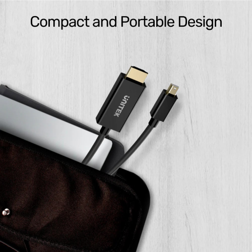 Unitek MiniDP to HDMI 1.4 (4K/30Hz) 2M Dönüştürücü Kablo (V1152A)