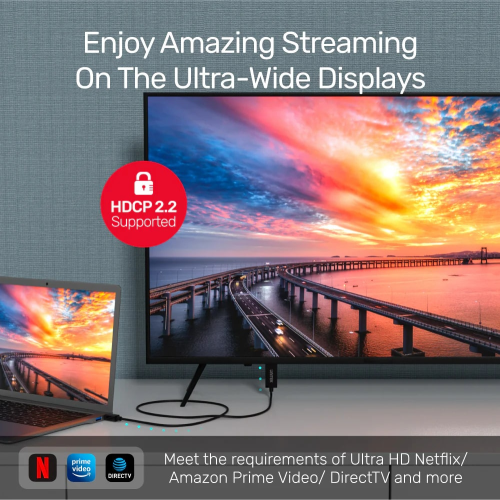 Unitek MiniDP to HDMI 1.4 (4K/30Hz) 2M Dönüştürücü Kablo (V1152A)