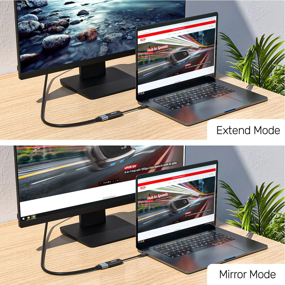 Unitek Type-C to HDMI 2.0 (4K/60Hz) 15Cm Dönüştürücü Kablo (V1421A)