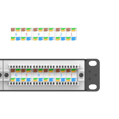 Unitek 24Port CAT6 UTP RJ45 Bağlantı Paneli (T003A)