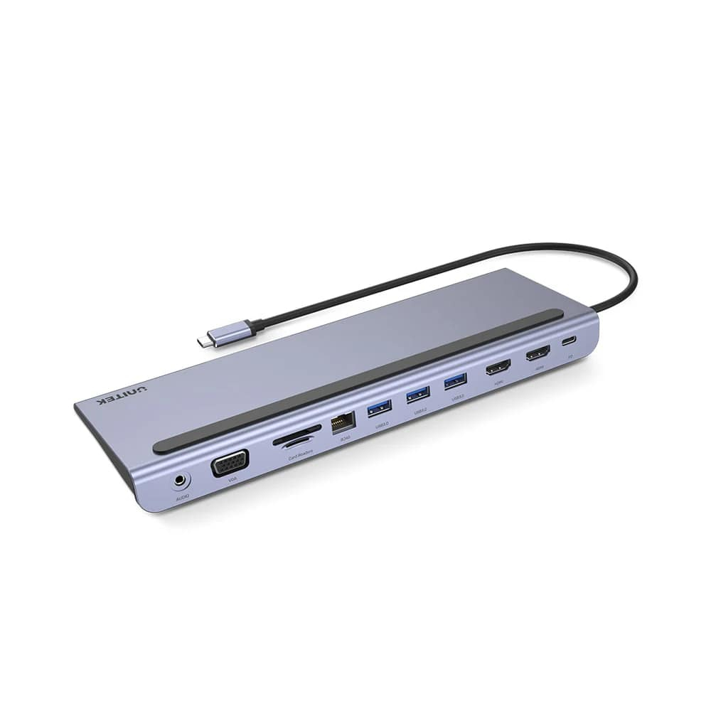 Unitek USB-C 11 in 1 Evrensel Hub (MST Destekli) (D1022B)