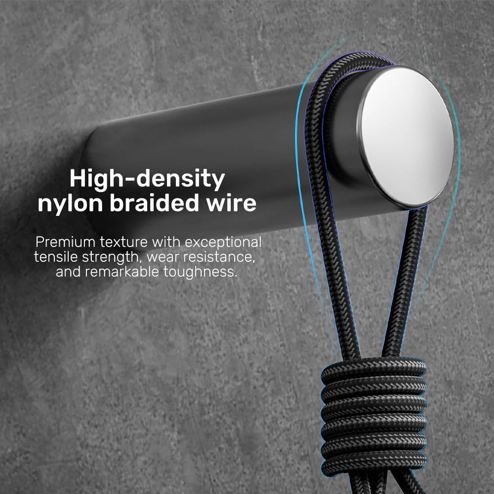 Unitek Type-C to Lightning/ USB-C/ Micro USB 1.5M Çoklu Şarj Kablosu 20W (C14101AGY01-1.5M)