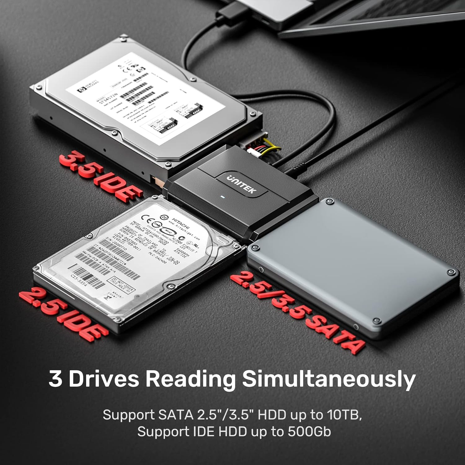 Unitek USB 3.0 to IDE/SATA II Dönüştürücü (Y-3324)