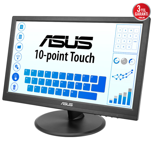 ASUS VT169HE 16″ 60Hz 5ms Flicker free  Full HD IPS Dokunmatik Monitör