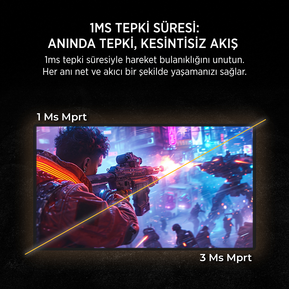 James Donkey Rion R10 24″ 144Hz 1Ms FHD VA Curved Gaming Monitör (Sıfır Ölü Piksel Garantili)
