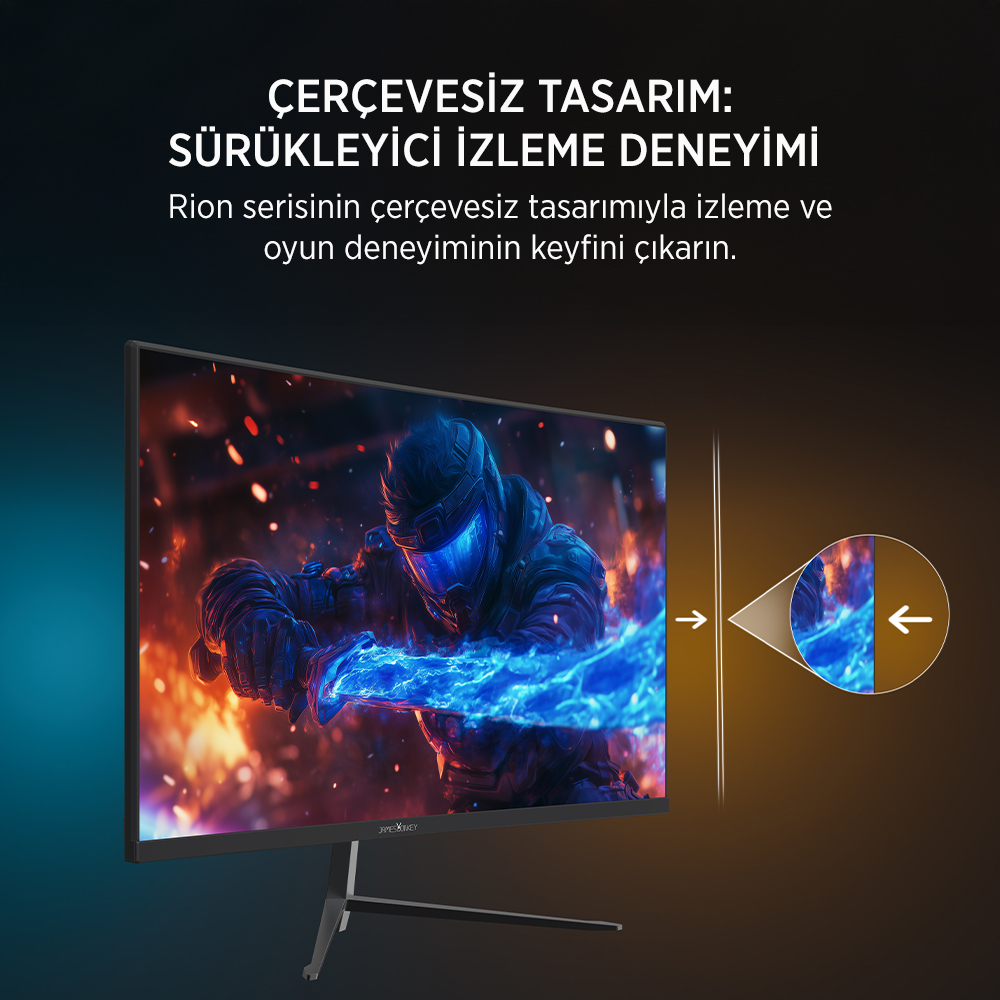 James Donkey Rion R10 24″ 144Hz 1Ms FHD VA Curved Gaming Monitör (Sıfır Ölü Piksel Garantili)