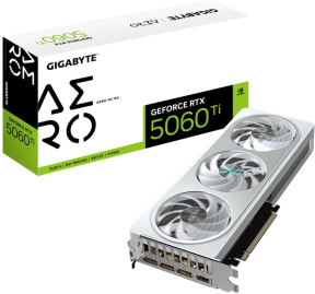 Gigabyte GeForce RTX 5060TI AERO OC GV-N506TAERO OC-8GD GDDR7 8GB 128Bit Gaming (Oyuncu) Ekran Kartı