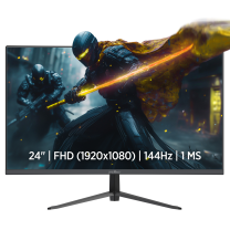 James Donkey Rion R10 24″ 144Hz 1Ms FHD VA Curved Gaming Monitör (Sıfır Ölü Piksel Garantili)