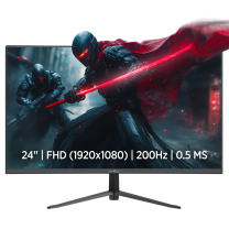 James Donkey Rion R20 24″ 200Hz 0.5Ms FHD VA Curved Gaming Monitör (Sıfır Ölü Piksel Garantili)