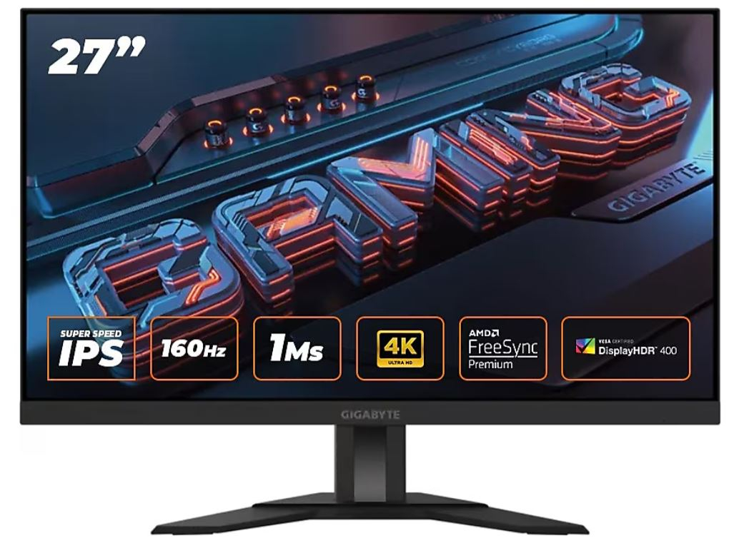 Gigabyte 27″ M27UA 1ms 160Hz HDMI Adaptive-Sync IPS 4K Gaming Monitör