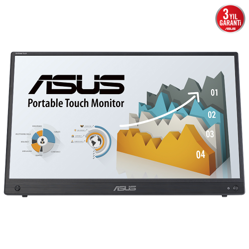 ASUS ZenScreen Touch MB16AMTR 16″ 5ms 60Hz  Full HD IPS Taşınabilir Dokunmatik Monitör