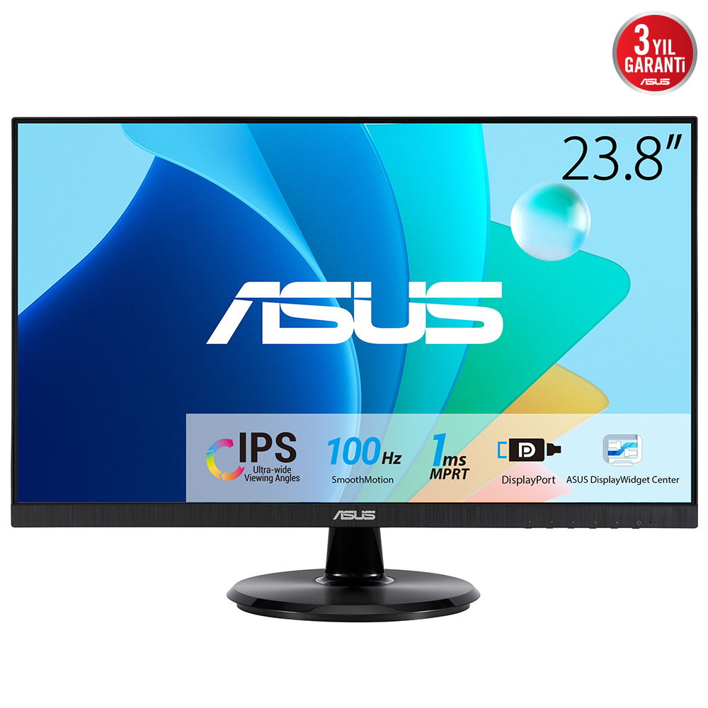 ASUS VA24DQFR 24″ 100Hz 1ms Adaptive-Sync Full HD IPS Gaming (Oyuncu) Monitör