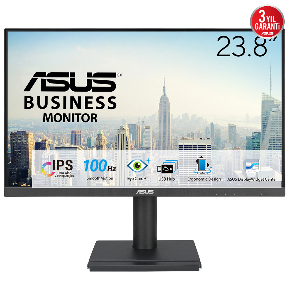 ASUS VA24DQFS 24″ 1ms MPRT 100Hz Adaptive Sync Full HD IPS Monitör