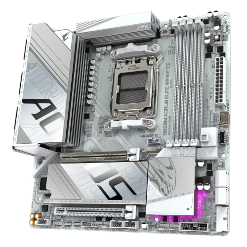 Gigabyte B850M Aorus Elite ICE Wifi-6E Soket AM5 8200MHz (OC) ATX Gaming (Oyuncu) Anakart