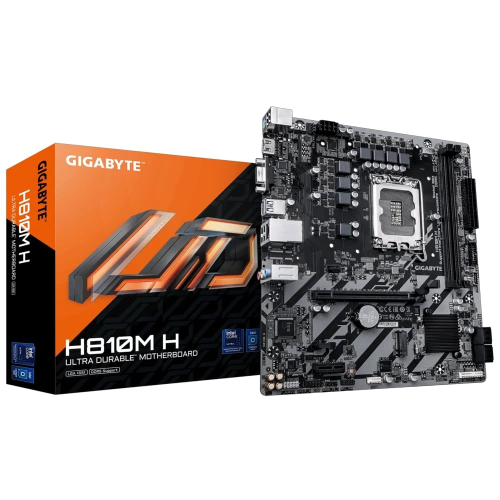Gigabyte H810M-H Intel H810 Soket 1851 DDR5 6400MHz(OC) mATX Gaming (Oyuncu) Anakart