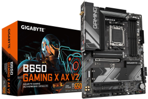 Gigabyte B650 Gaming X AX V2 Wifi-6 Soket AM5 DDR5 8000MHz(OC) ATX Gaming (Oyuncu) Anakart