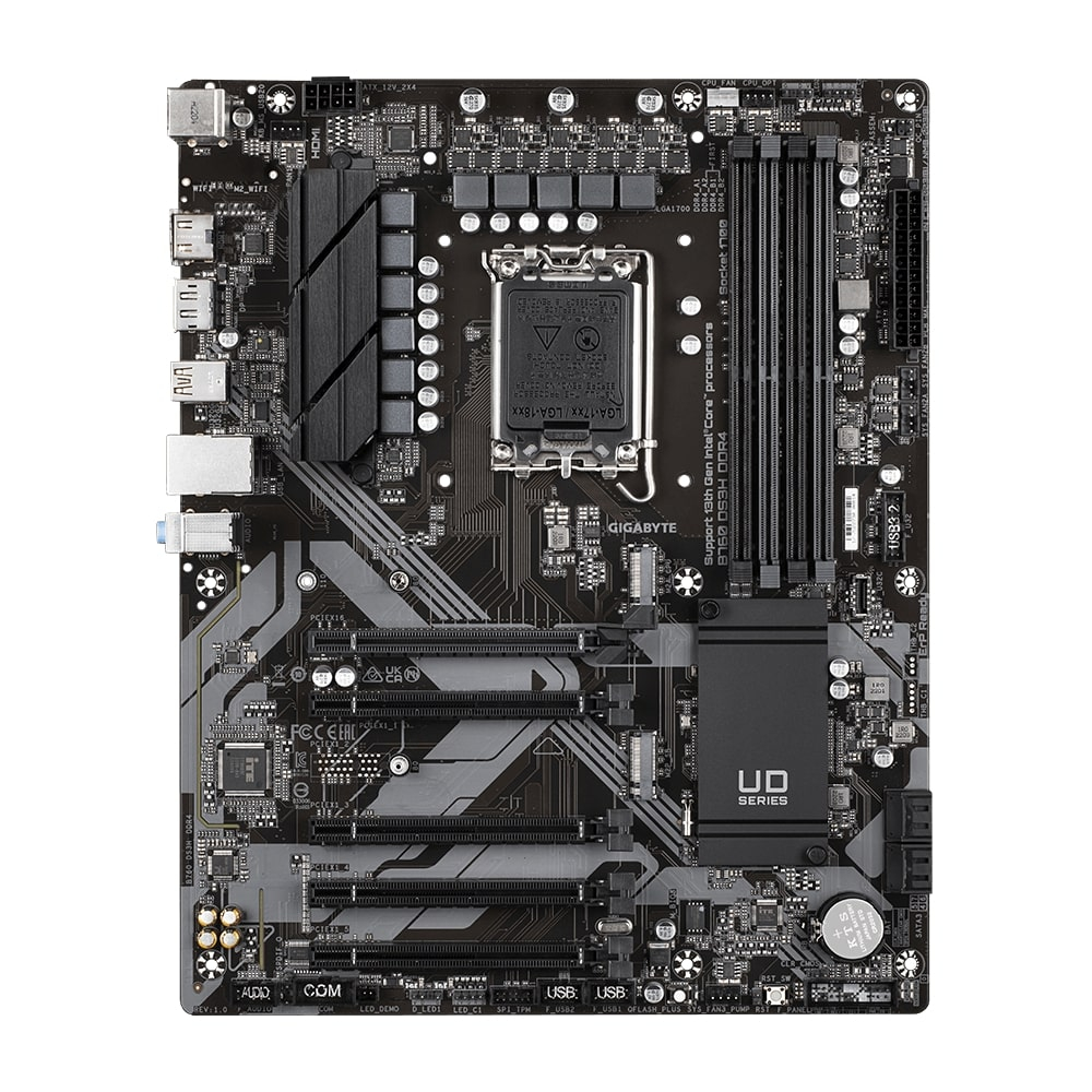 Gigabyte B760 DS3H Soket LGA1700 DDR4 5333MHz (OC) ATX Gaming (Oyuncu) Anakart