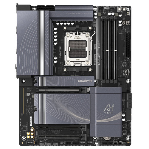 Gigabyte B850 AI TOP Soket AM5 DDR5 8600MHz (OC) ATX Gaming (Oyuncu) Anakart