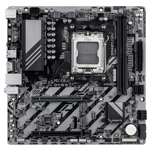Gigabyte B840M D2H Soket AM5 DDR5 7600MHz (OC) mATX Gaming (Oyuncu) Anakart