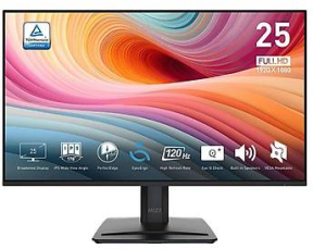 MSI PRO MP251 E2 24.5 1920x1080 120Hz 1ms HDMI VGA DP Adaptive Sync IPS Monitör