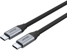 Unitek Type-C to Type-C (100W) 2Mt (4K 5Gbps Görüntü Aktarımı) Hızlı Şarj Kablosu (C14091ABK)