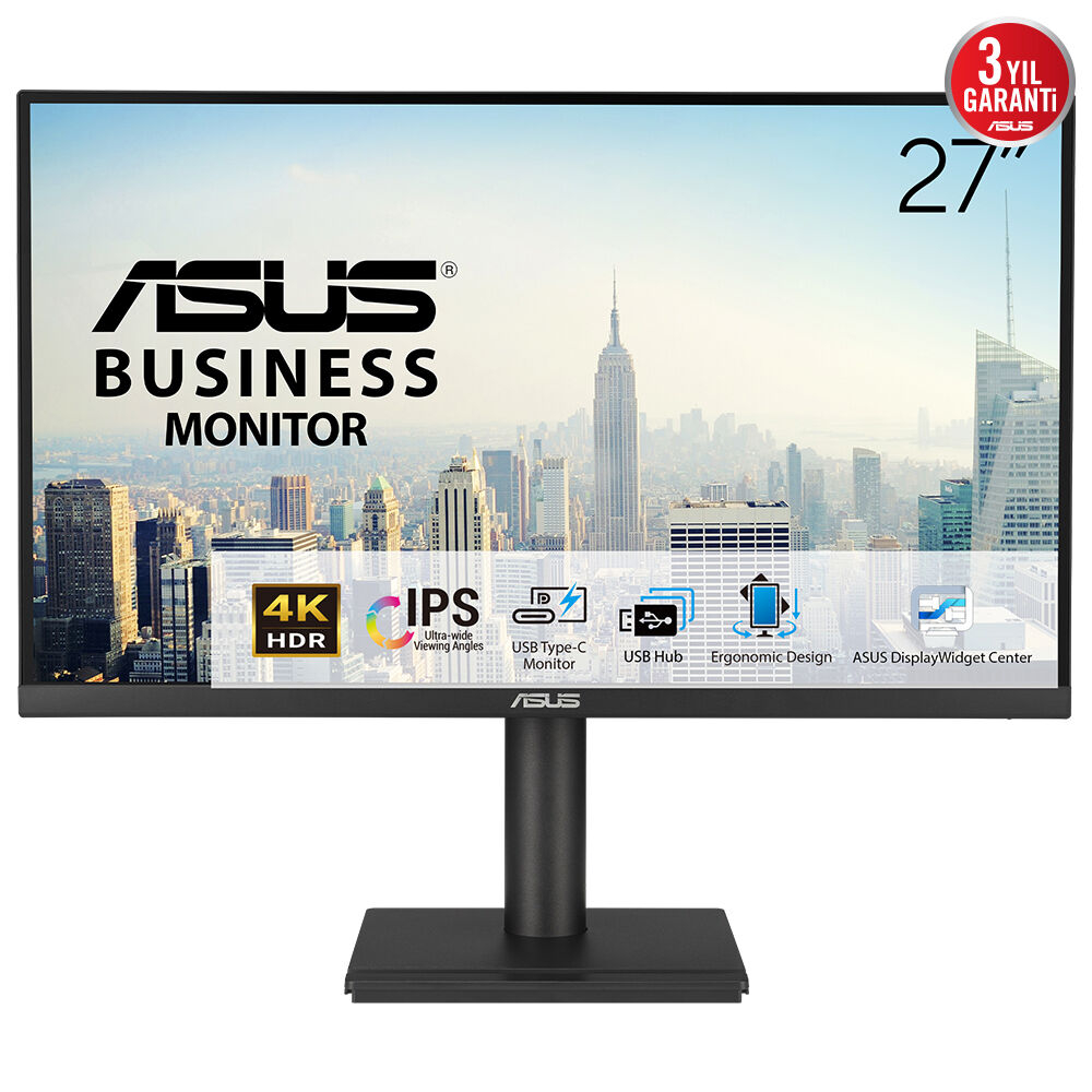 ASUS VA27UCPS 27″ 5ms 60Hz Adaptive-Sync HDR-10 4K Ultra HD IPS Monitör