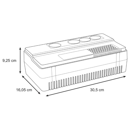 Schneider BVS500I-GR 500VA Line Interactive Kesintisiz Güç Kaynağı