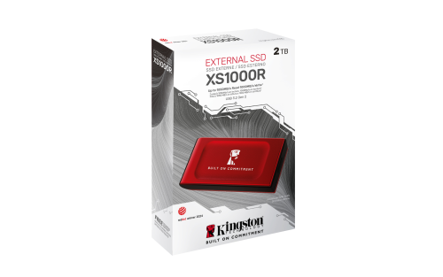 Kingston SXS1000 SXS1000R/2000GA 2TB USB 3.2 Kırmızı Taşınabilir SSD