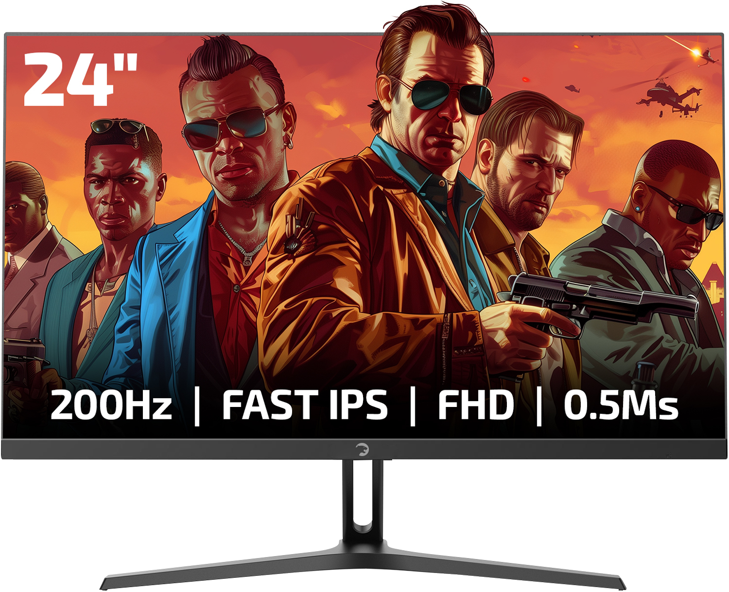GamePower 24″ Bull T10 Flat IPS 200Hz 0.5ms FHD Gaming Monitör (Sıfır Ölü Piksel Garantili)