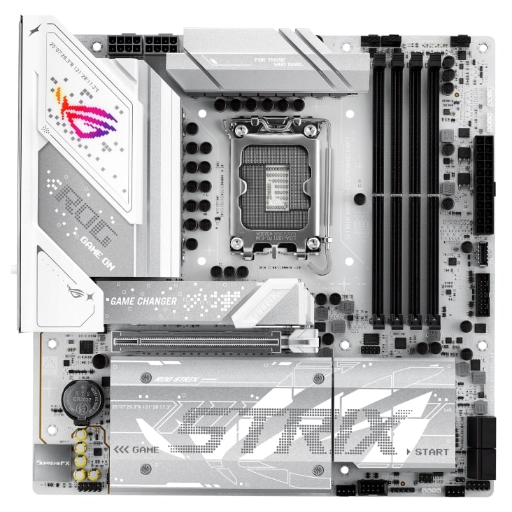 ASUS ROG STRIX B860-G GAMING WIFI Intel B860 Soket 1851 DDR5 9066+(OC)MHz mATX Gaming (Oyuncu) Anakart